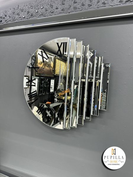 İnci Gümüş Renk Aynalı Saat