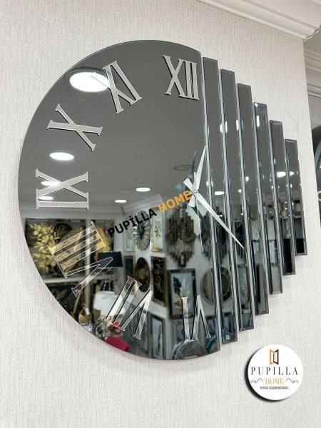 İnci Füme Renk Aynalı Saat