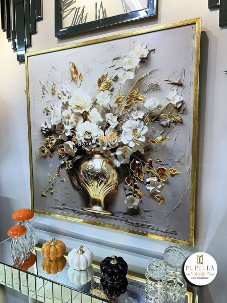 Vazo Model Kanvas Tablo