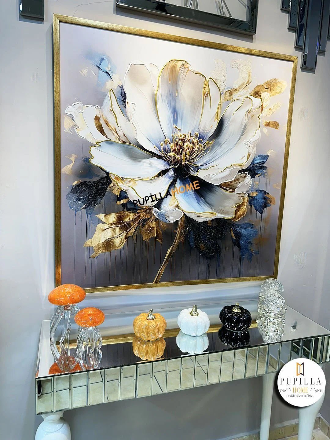 Çiçek Model Kanvas Tablo