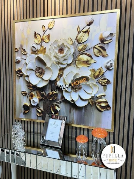 Yaprak Model Kanvas Tablo