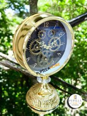 Gold Metal Çarklı Saat