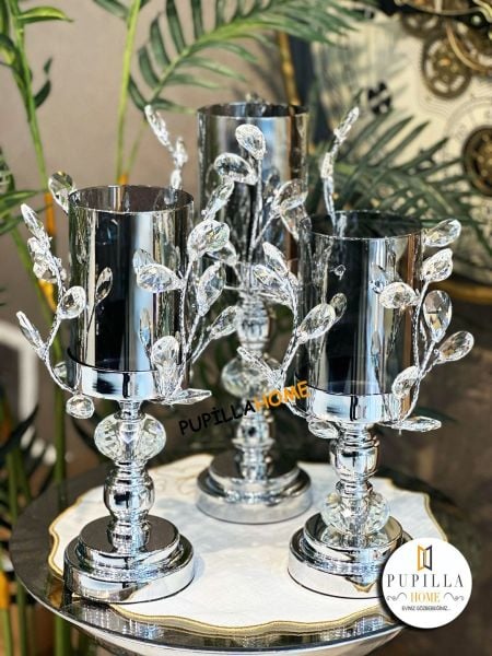 Üçlü Gümüş Şamdan