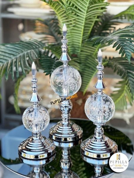 Üçlü Alem Gümüş Biblo