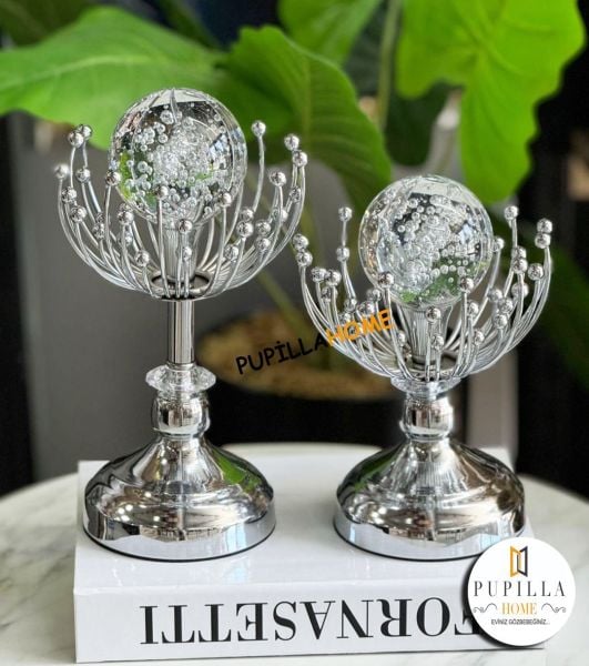 İkili Gümüş Ahtapot Aksesuar