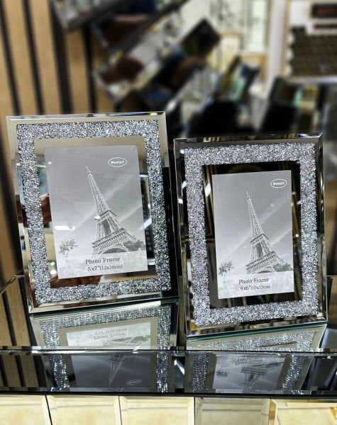 AYNALI SİMLİ 2 Lİ RESİM ÇERÇVESİ