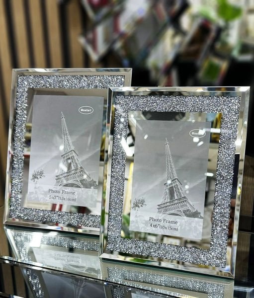 AYNALI SİMLİ 2 Lİ RESİM ÇERÇVESİ