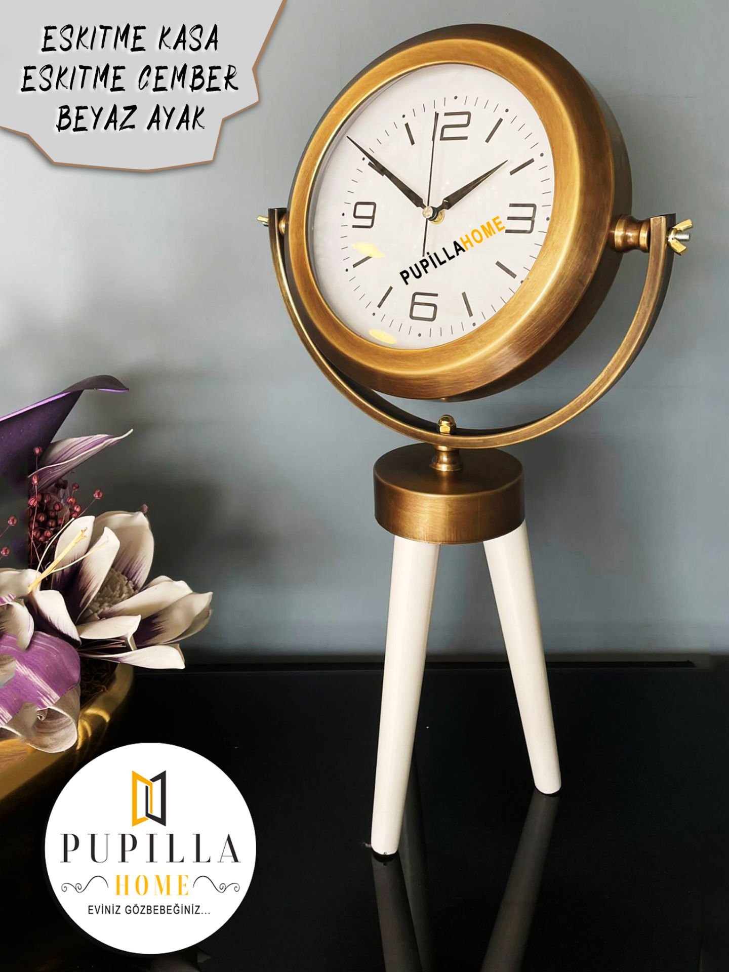 Tripod ayaklı saat (masaüstü) 1